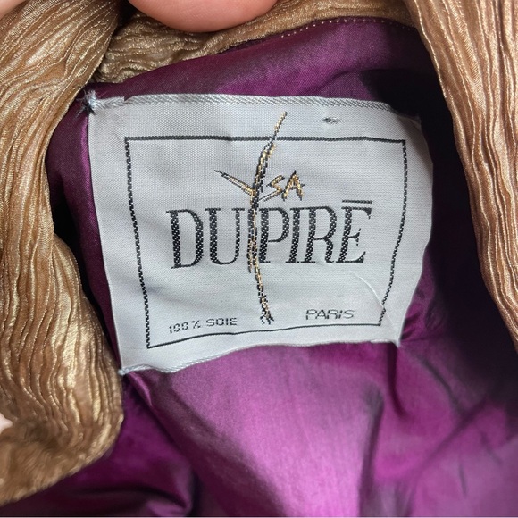 YSA Dupiré Vintage 1980s Silk Hand Beaded Art Vest - Picture 9 of 11